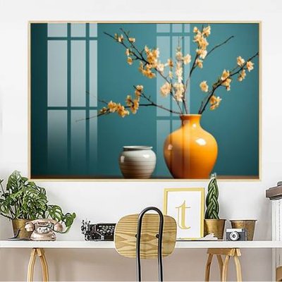 File gốc in ấn File gốc in bộ tranh decor treo tường đẹp hoa 5d DC3414 chất lượng vượt trội