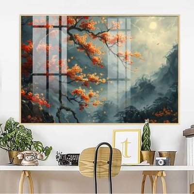 File gốc in mica File gốc in bộ tranh decor treo tường đẹp hoa 5d DC3596 chất lượng