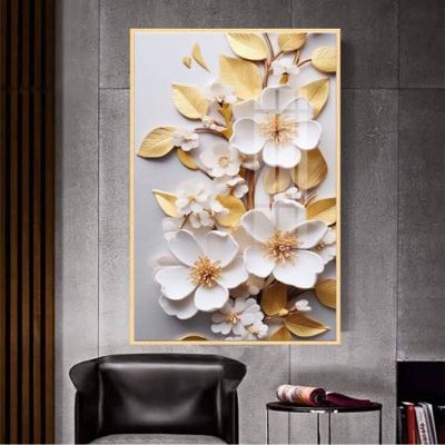 File gốc File gốc in bộ tranh decor treo tường đẹp hoa 5d DC3645 (AI/EPS) cho in ấn