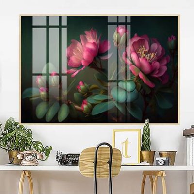 File tranh File gốc in bộ tranh decor treo tường đẹp hoa 5d DC3673 (ảnh gốc) độ nét vượt trội