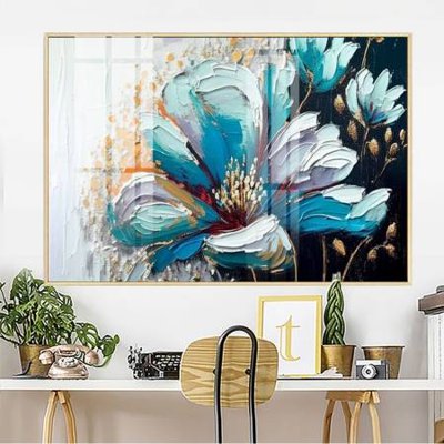 File in ấn File gốc in bộ tranh decor treo tường đẹp hoa 5d DC3718 chuyên nghiệp