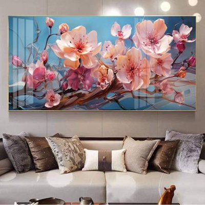 Tải file File gốc in bộ tranh decor treo tường đẹp hoa 5d DC3735 (gốc) chủ đề hoa sen