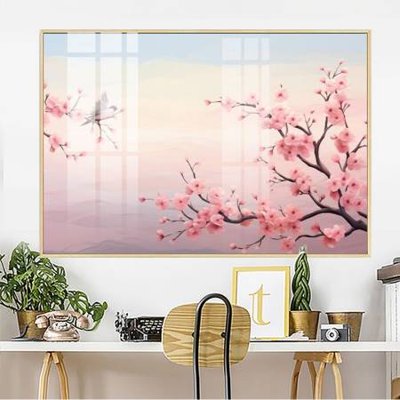 File tranh trang trí File gốc in bộ tranh decor treo tường đẹp hoa 5d DC3741 (tải file gốc)