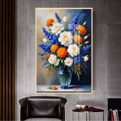 File ảnh File gốc in bộ tranh decor treo tường đẹp hoa 5d DC3750 (gốc) cho trang trí nội thất