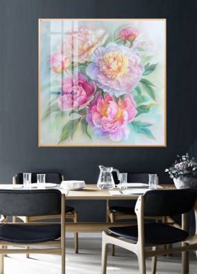 Download file gốc File gốc in bộ tranh decor treo tường đẹp hoa 5d DC3756 (in mica) trang trí