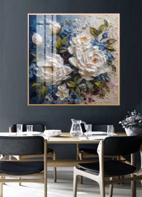 File tranh gốc File gốc in bộ tranh decor treo tường đẹp hoa 5d DC3767 (bản đẹp) độc quyền