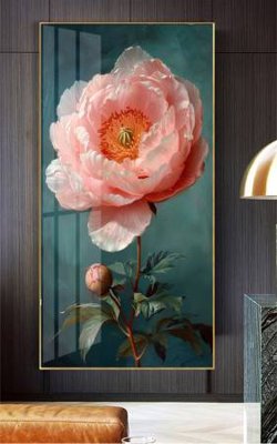 File tranh trang trí File gốc in bộ tranh decor treo tường đẹp hoa 5d DC3783 (file gốc)