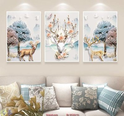 File gốc Tranh treo hiện đại DC383 (cho in ấn) từ kho Filetranh