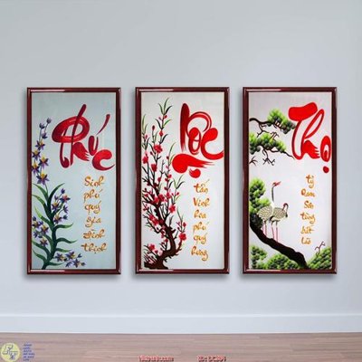 File gốc Tranh treo hiện đại DC384 (phiên bản chuẩn) để in ấn