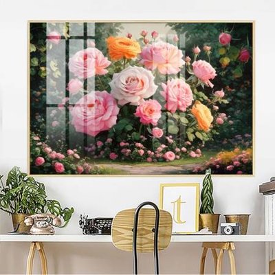 Ảnh mô tả file gốc in mica File gốc in bộ tranh decor treo tường đẹp hoa 5d DC3840