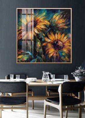 File gốc File gốc in bộ tranh decor treo tường đẹp hoa 5d DC3845 (in mica) cắt laser