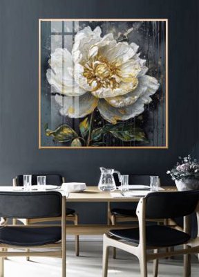 Hình ảnh file gốc in lụa File gốc in bộ tranh decor treo tường đẹp hoa 5d DC3901