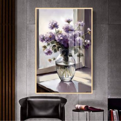 File tranh File gốc in bộ tranh decor treo tường đẹp hoa 5d DC3942 (file gốc) chủ đề phong thủy