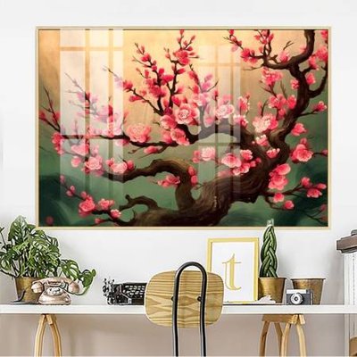 File ảnh File gốc in bộ tranh decor treo tường đẹp hoa 5d DC3953 (gốc) in poster