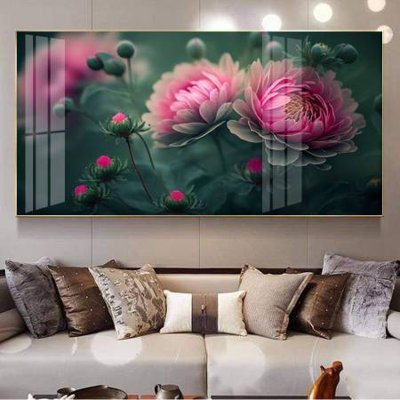 File ảnh File gốc in bộ tranh decor treo tường đẹp hoa 5d DC3956 (gốc) in standee