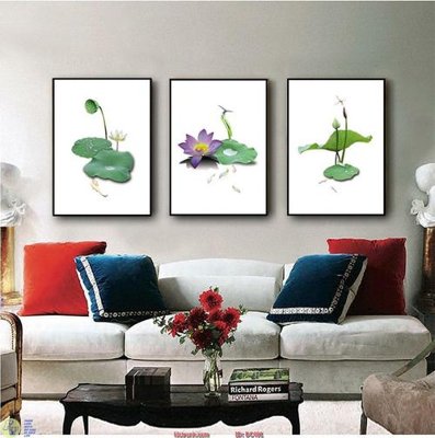 File in trần Tranh treo hiện đại DC401 (bản gốc) mây trời