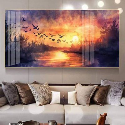 File tranh File gốc in bộ tranh decor treo tường đẹp hoa 5d DC4011 (gốc) chủ đề trừu tượng