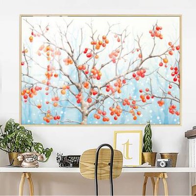 File gốc File gốc in bộ tranh decor treo tường đẹp hoa 5d DC4016 (phong cách) châu Âu