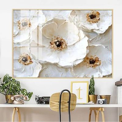 File tranh PSD File gốc in bộ tranh decor treo tường đẹp hoa 5d DC4062 chất lượng cao