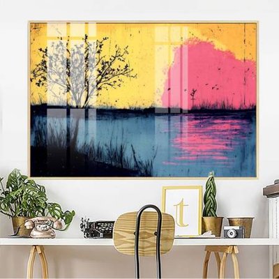 File gốc in ấn File gốc in bộ tranh decor treo tường đẹp hoa 5d DC4079 chất lượng vượt trội