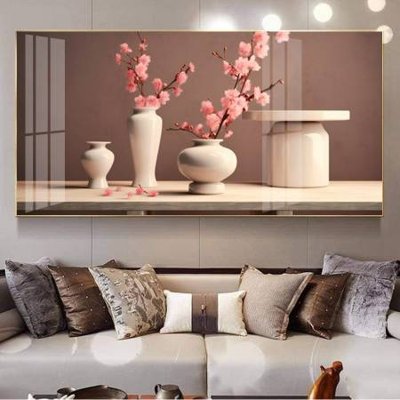 File gốc File gốc in bộ tranh decor treo tường đẹp hoa 5d DC4102 (in lụa) họa tiết 3D