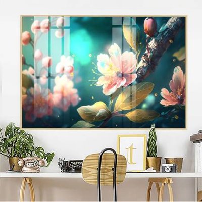 File tranh File gốc in bộ tranh decor treo tường đẹp hoa 5d DC4115 (ảnh gốc) độc quyền