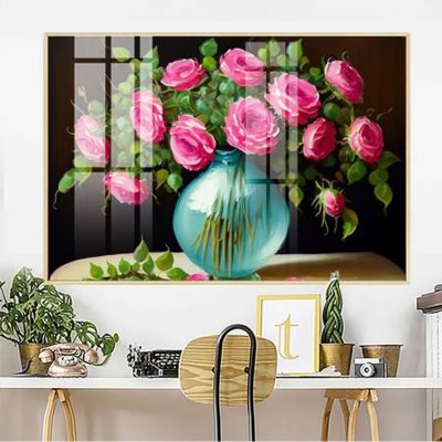 File gốc File gốc in bộ tranh decor treo tường đẹp hoa 5d DC4128 (phiên bản chuẩn) để in ấn