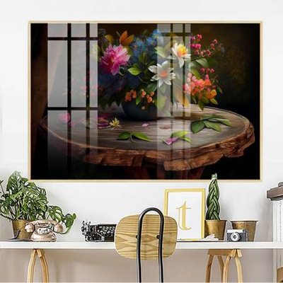 File tranh File gốc in bộ tranh decor treo tường đẹp hoa 5d DC4159 (gốc) chủ đề thành phố