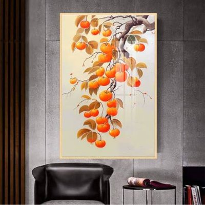 File tranh File gốc in bộ tranh decor treo tường đẹp hoa 5d DC4217 (bản gốc) treo quán cafe