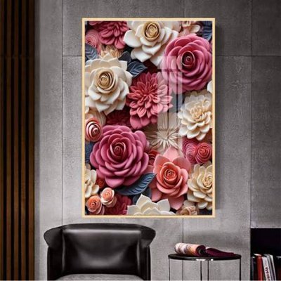 File in lụa File gốc in bộ tranh decor treo tường đẹp hoa 5d DC4259 (hoa văn) File gốc in bộ tranh decor treo tường đẹp hoa 5d DC4259