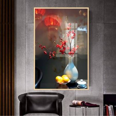 Download file gốc File gốc in bộ tranh decor treo tường đẹp hoa 5d DC4260 (in lụa) nghệ thuật