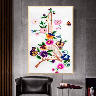 Mua file gốc File gốc in bộ tranh decor treo tường đẹp hoa 5d DC4296 (in ấn) tại Filetranh.com