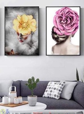 File ảnh Tranh treo hiện đại DC432 (gốc) in PP, decal