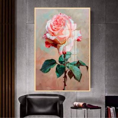 File gốc File gốc in bộ tranh decor treo tường đẹp hoa 5d DC4386 (phong cách) châu Âu