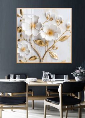 File PSD File gốc in bộ tranh decor treo tường đẹp hoa 5d DC4404 (bản gốc) cho nhà in