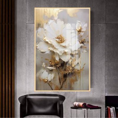 Ảnh gốc File gốc in bộ tranh decor treo tường đẹp hoa 5d DC4446 (độ nét cao) in mica