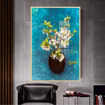 File tranh gốc in trần nhà File gốc in bộ tranh decor treo tường đẹp hoa 5d DC4449 3D