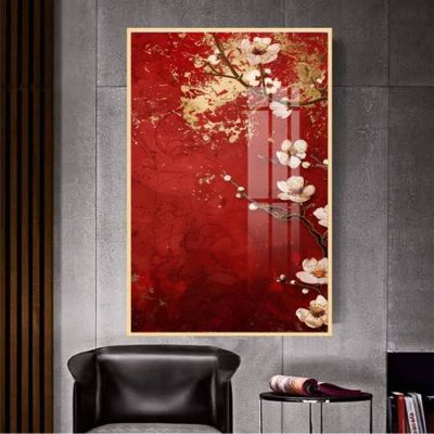 Hình ảnh file gốc File gốc in bộ tranh decor treo tường đẹp hoa 5d DC4481 cho in UV