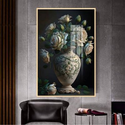 File PSD File gốc in bộ tranh decor treo tường đẹp hoa 5d DC4486 (gốc) tách lớp chi tiết