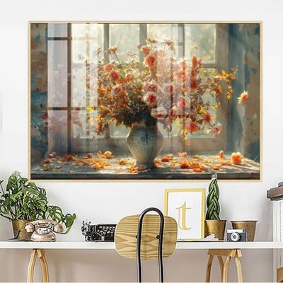 File gốc File gốc in bộ tranh decor treo tường đẹp hoa 5d DC4488 (bản quyền) cho in ấn