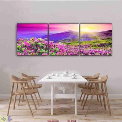 Download file ảnh gốc Tranh phong cảnh hoa tím DC58 để in ấn