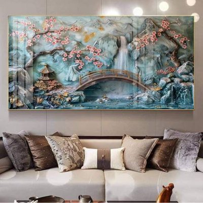 File in trần File gốc file tranh phù điêu 5d treo tường cực đẹp DK4578 (bản gốc) đại dương