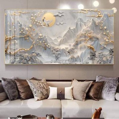 Mua file gốc File gốc file tranh phù điêu 5d treo tường cực đẹp DK4667 (PSD) tại Filetranh.com