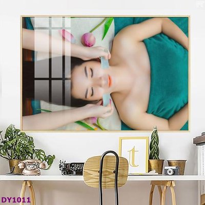 Tải file Tranh trang trí đông y dưỡng sinh spa môi mi DY1011 (PSD) cho in tranh 3D