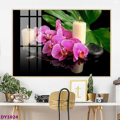 Download file gốc Tranh trang trí đông y dưỡng sinh spa môi mi DY1024 (in lụa) nghệ thuật