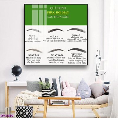 File ảnh gốc Tranh trang trí đông y dưỡng sinh spa môi mi DY1049 không vỡ nét