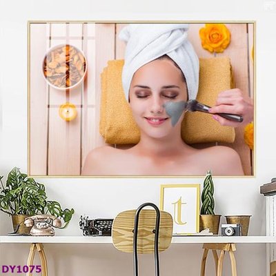 File tranh quảng cáo Tranh trang trí đông y dưỡng sinh spa môi mi DY1075 (file gốc) chuyên nghiệp
