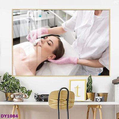 File in ấn Tranh trang trí đông y dưỡng sinh spa môi mi DY1084 chuyên nghiệp