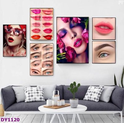 File tranh Tranh trang trí đông y dưỡng sinh spa môi mi DY1120 (gốc) chủ đề thiên nhiên