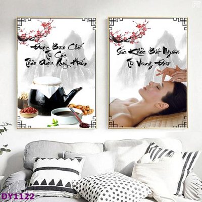 Tải file Tranh trang trí đông y dưỡng sinh spa môi mi DY1122 (gốc) làm tranh treo tường
